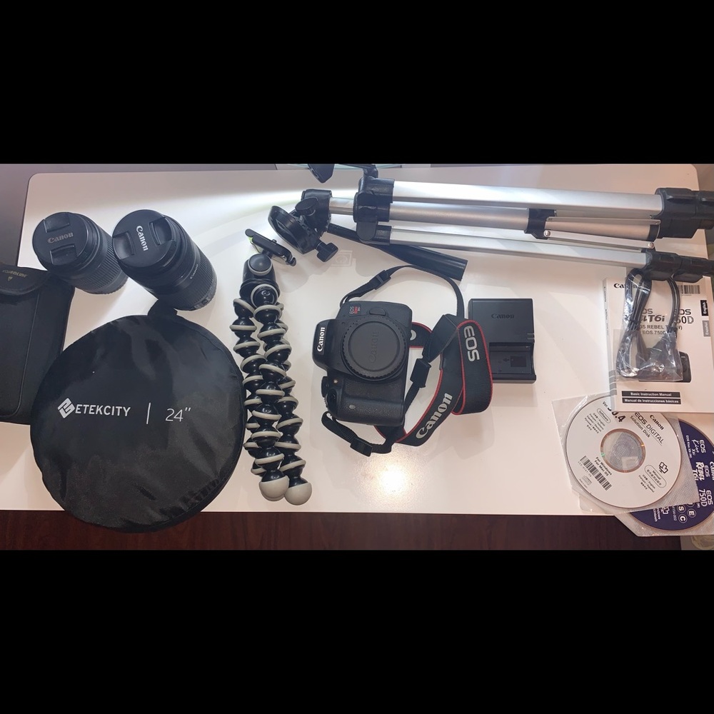 Camera-Canon Rebel EOS T6i